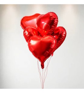 5 Adet Kalpli Helyum Balon